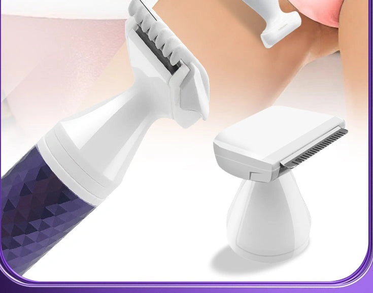 Portable Electric Razor for Women: Multi-functional Body and Facial Hair Trimmer