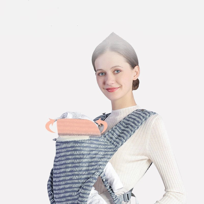 Baby Backpack Carrier with Hipseat for Comfortable Infant Transport