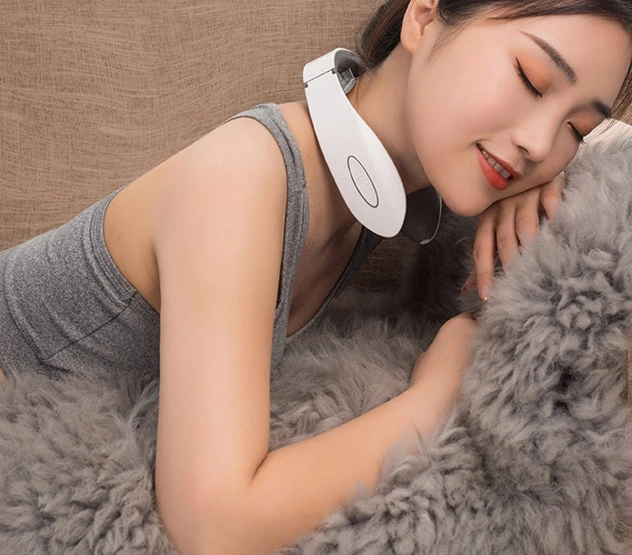 USB Charging Neck Massager with 6 Modes and 9 Strength Levels