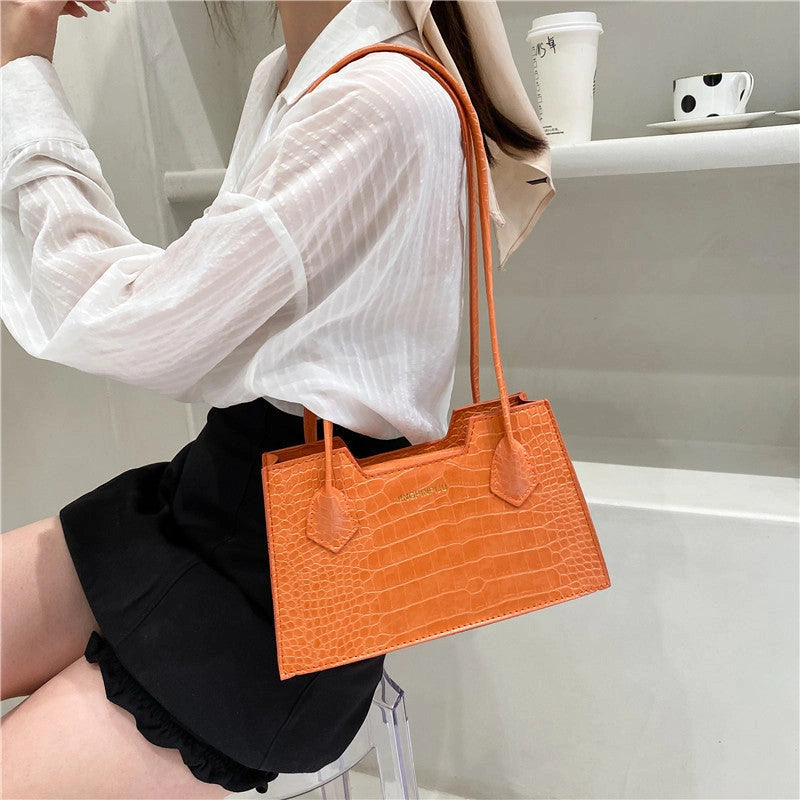 Stylish PU Small Square Shoulder Bag for Spring and Summer