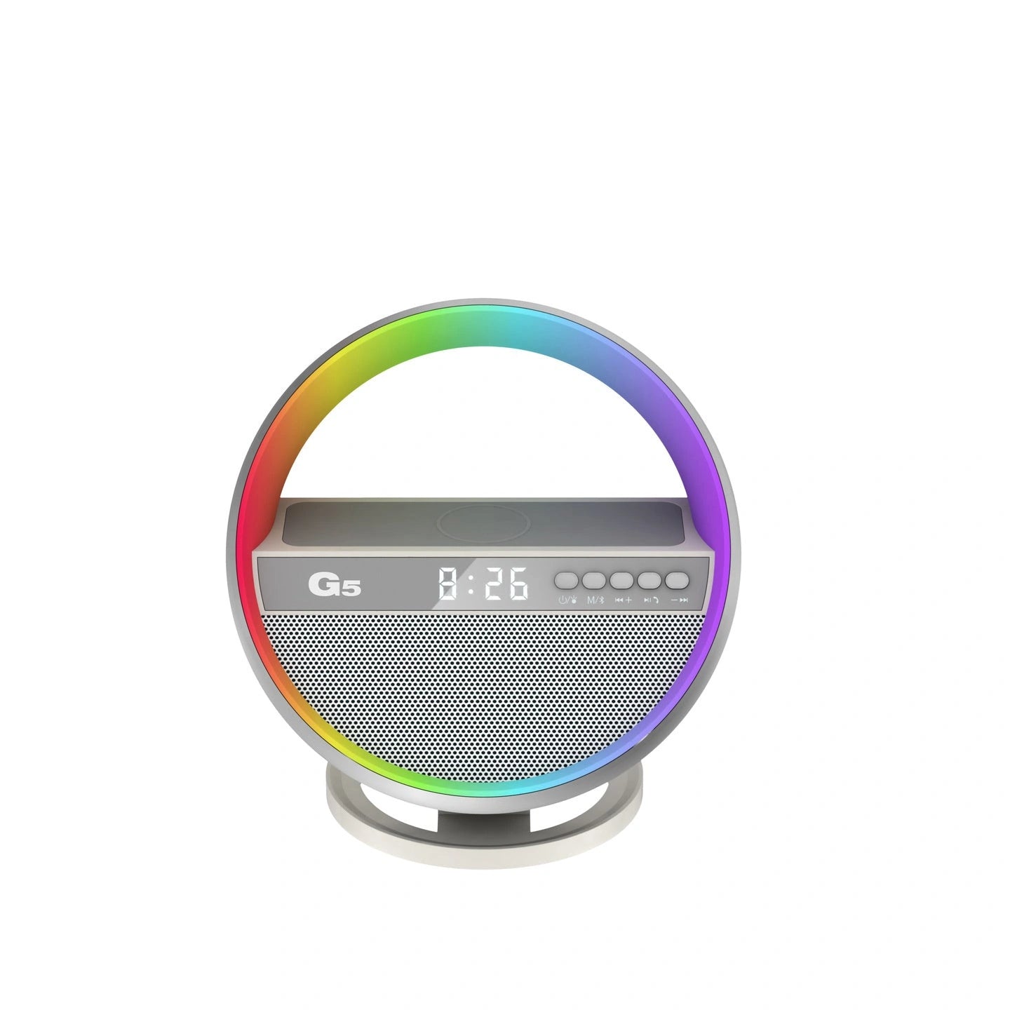 2024 Multifunction RGB Night Light with Wireless Charger and Bluetooth Speaker