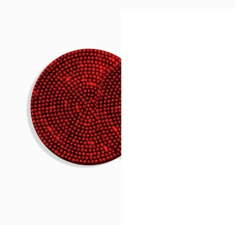 Universal Anti-Slip Silicone Cup Holder Insert with Crystal Rhinestone Design
