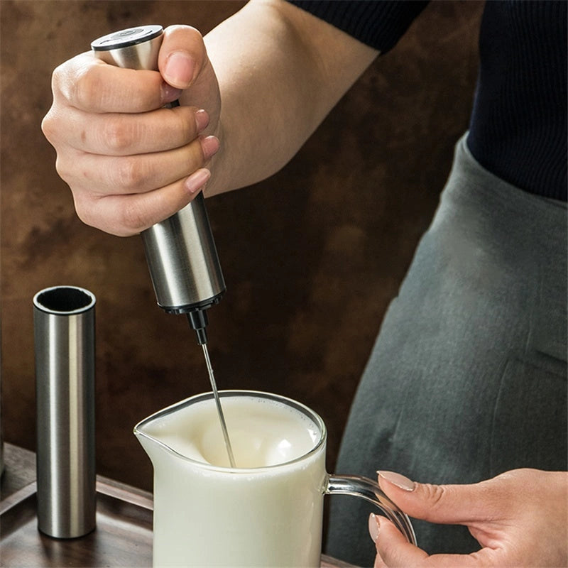 Electric Coffee Blender with Milk Frother and Handheld Whisk