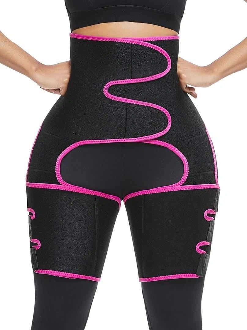 Adjustable Sports Waist Belt with Neoprene Fabric for Enhanced Sweat