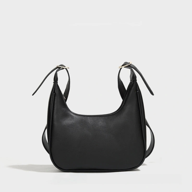 Stylish Women's Crossbody Dumpling Bag in PU Leather