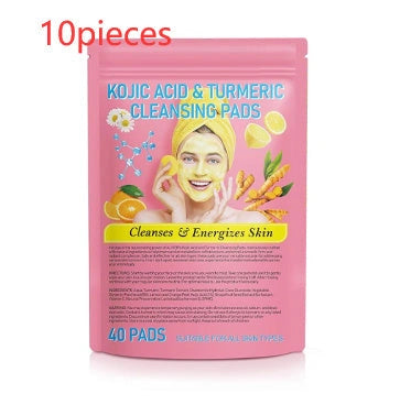 Turmeric Kojic Acid Cleansing Pads for Radiant Skin