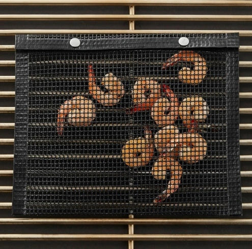 Reusable Non-Stick BBQ Grill Mesh Bags for Outdoor Cooking