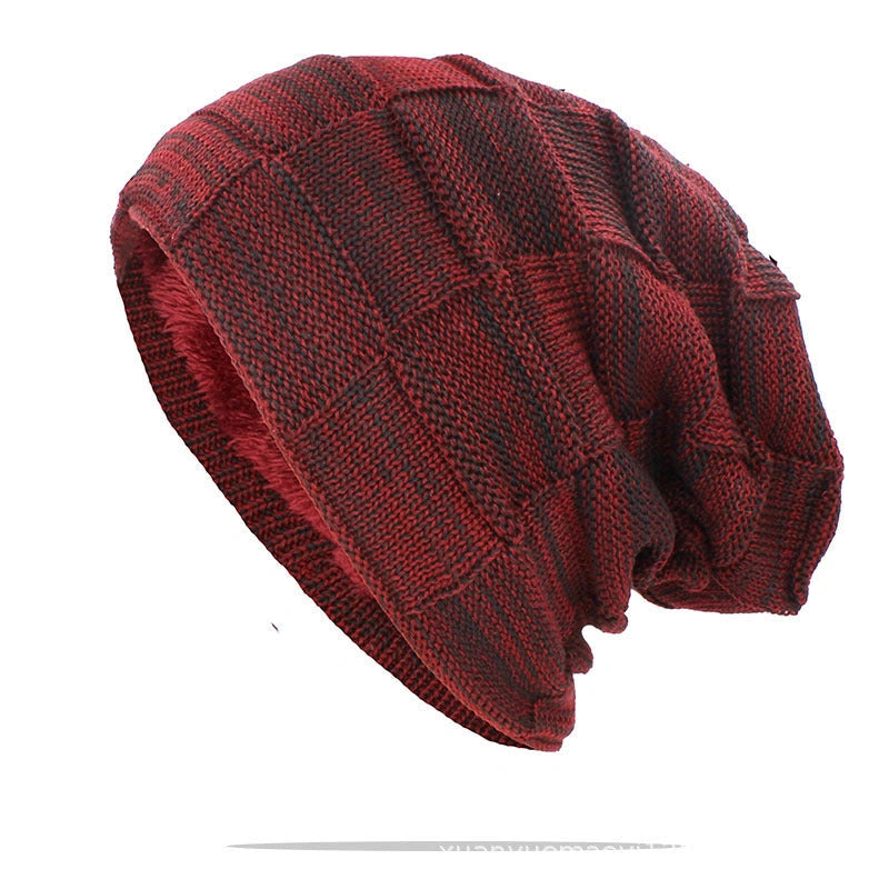 Unisex Wool Knitted Beanie for Winter Warmth and Style