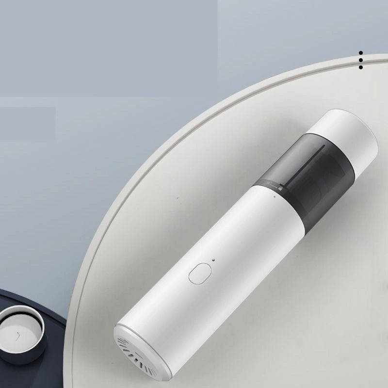 Mini Car Vacuum Cleaner with Wireless Charging and High Suction Power