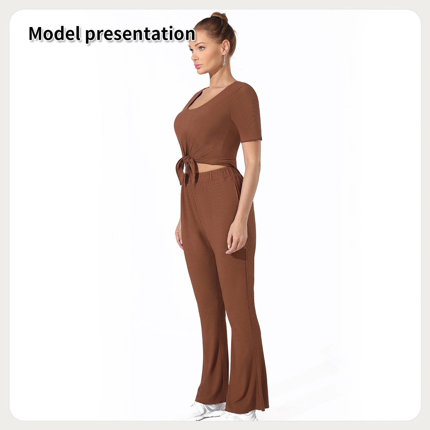 Dark Green Top and Pants Set for Comfortable Wear