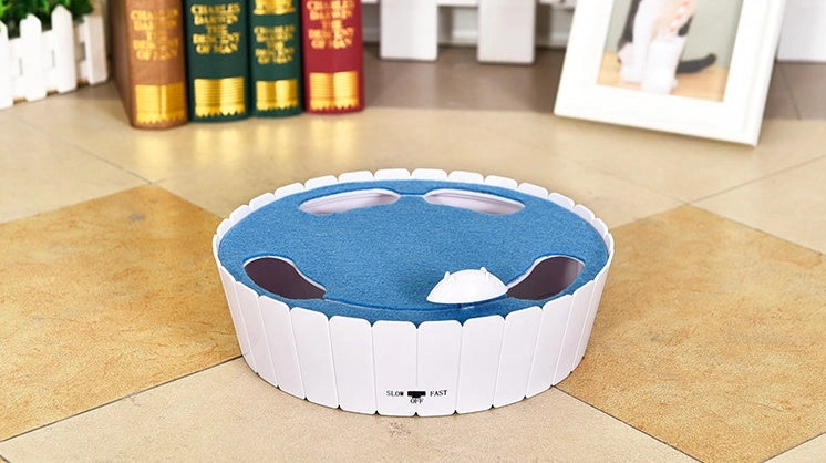 Automatic Mouse Cat Teaser with Remote Control and Adjustable Speeds