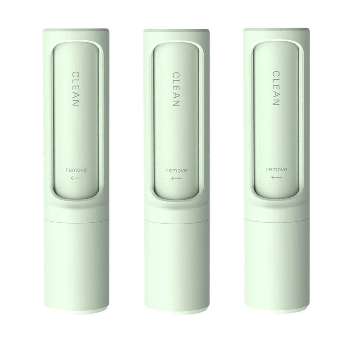Rotating cylinder electrostatic brush for pet hair removal on clothes