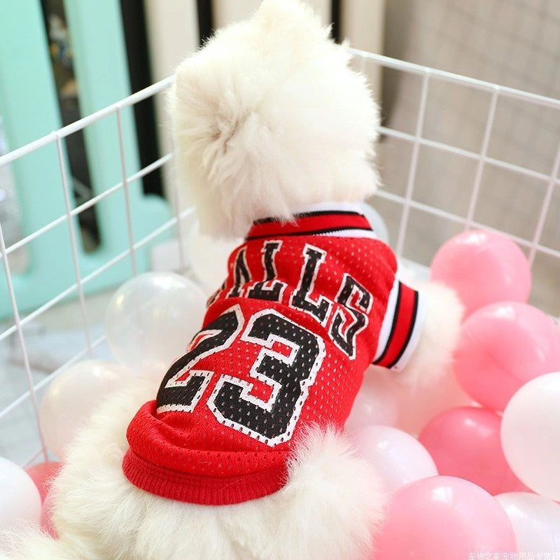Dog Summer Teddy Vest - Breathable Polyester for Comfort