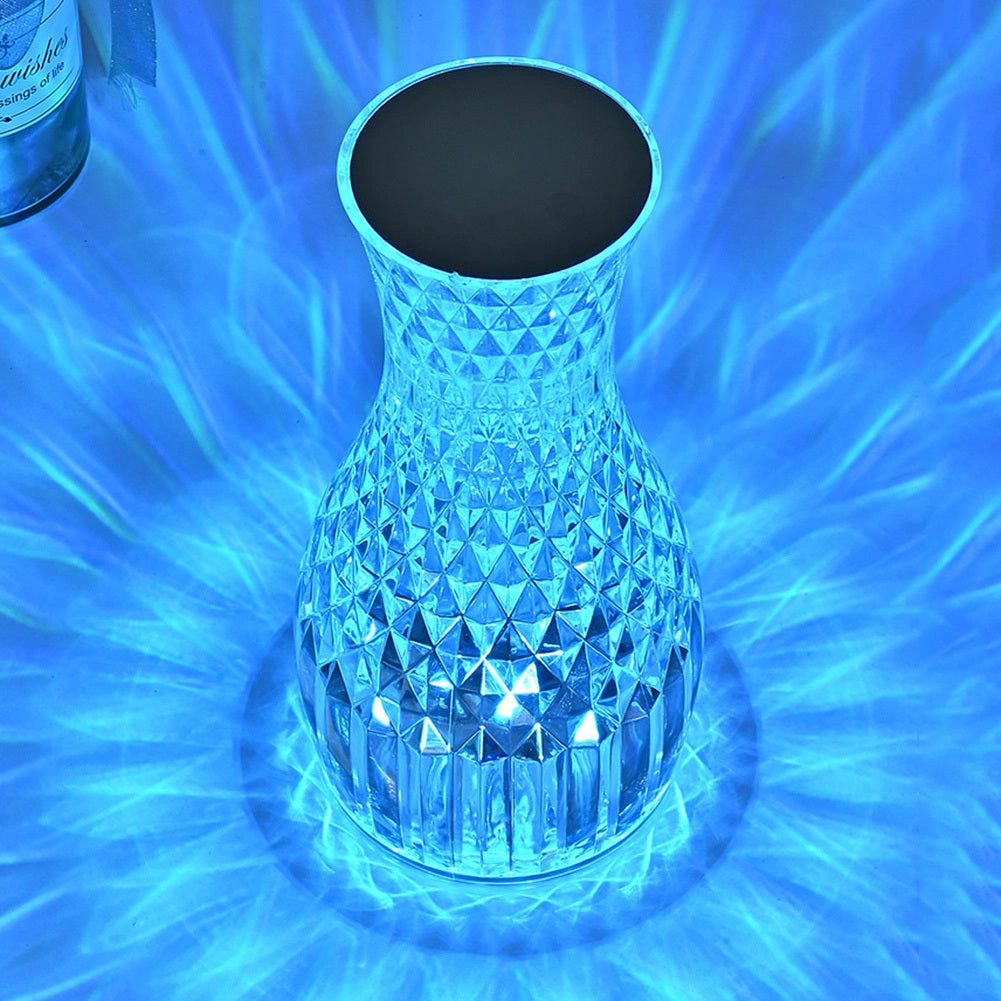 Vase Shape Atmosphere Crystal Lamp with USB Charging and Remote Control