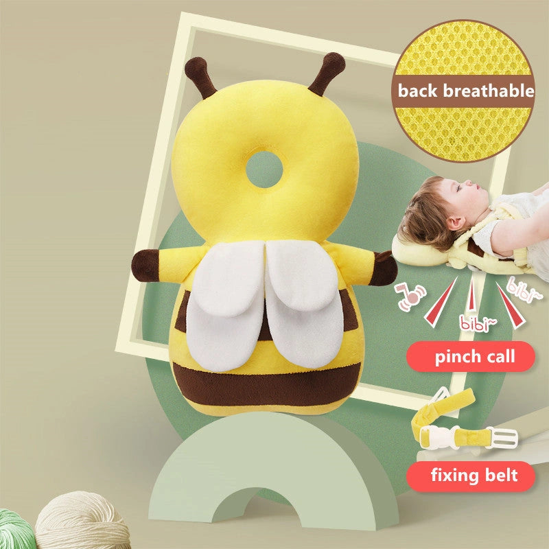 Baby Head Protection Cushion Backpack with Anti-fall Pillow