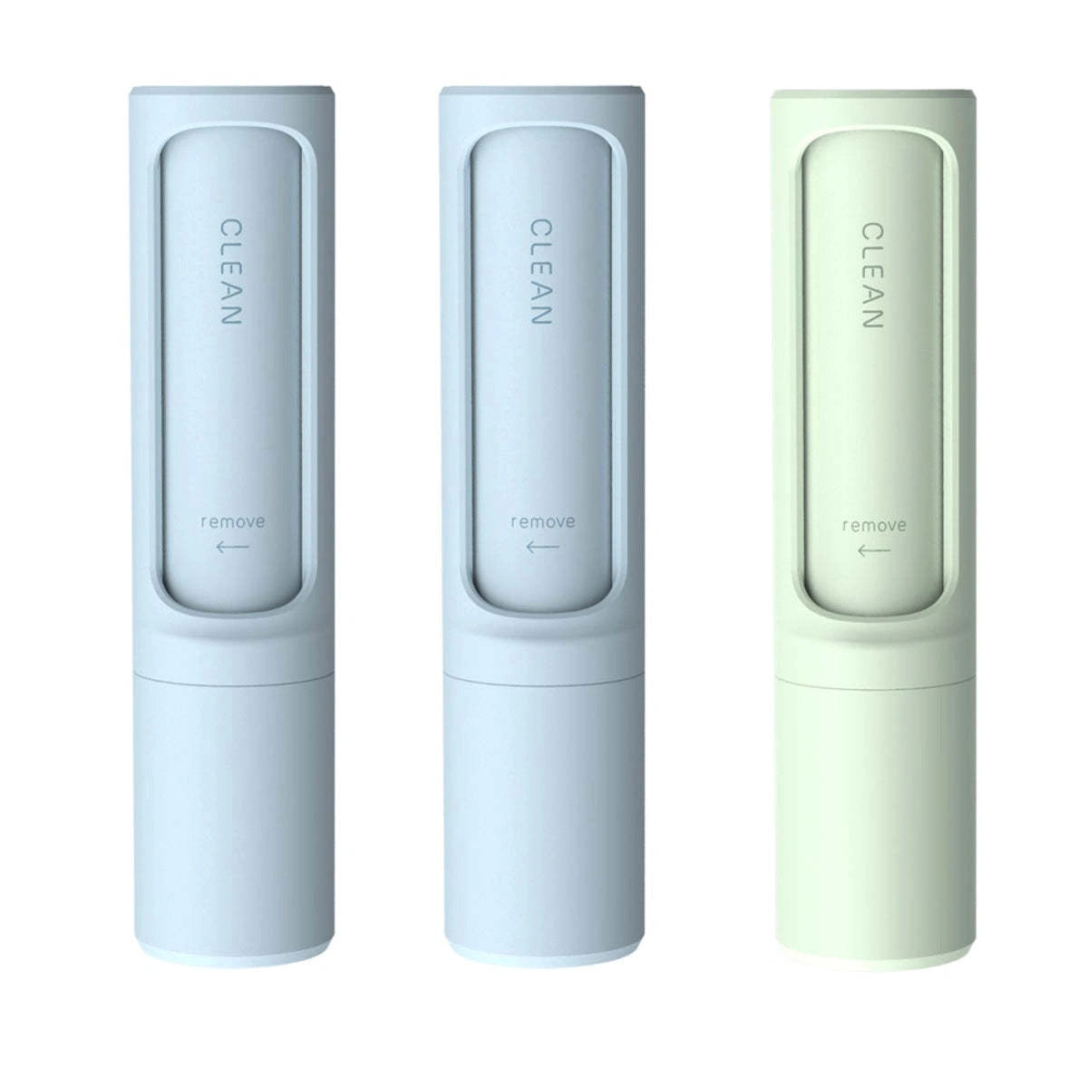 Rotating cylinder electrostatic brush for pet hair removal on clothes