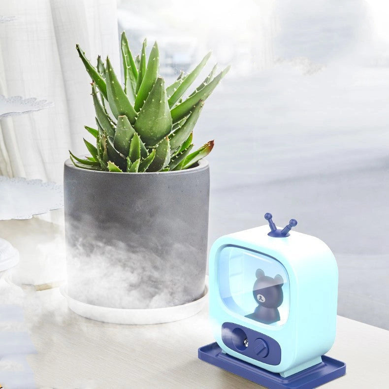 USB Mini Air Humidifier with Night Lights for Home and Office