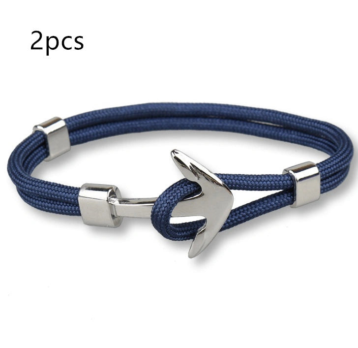 Anchor Bracelet with Hand Strap for Unisex Wear