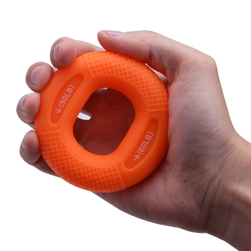 Silicone Adjustable Grip Ring for Finger and Forearm Training 20-80 Pounds