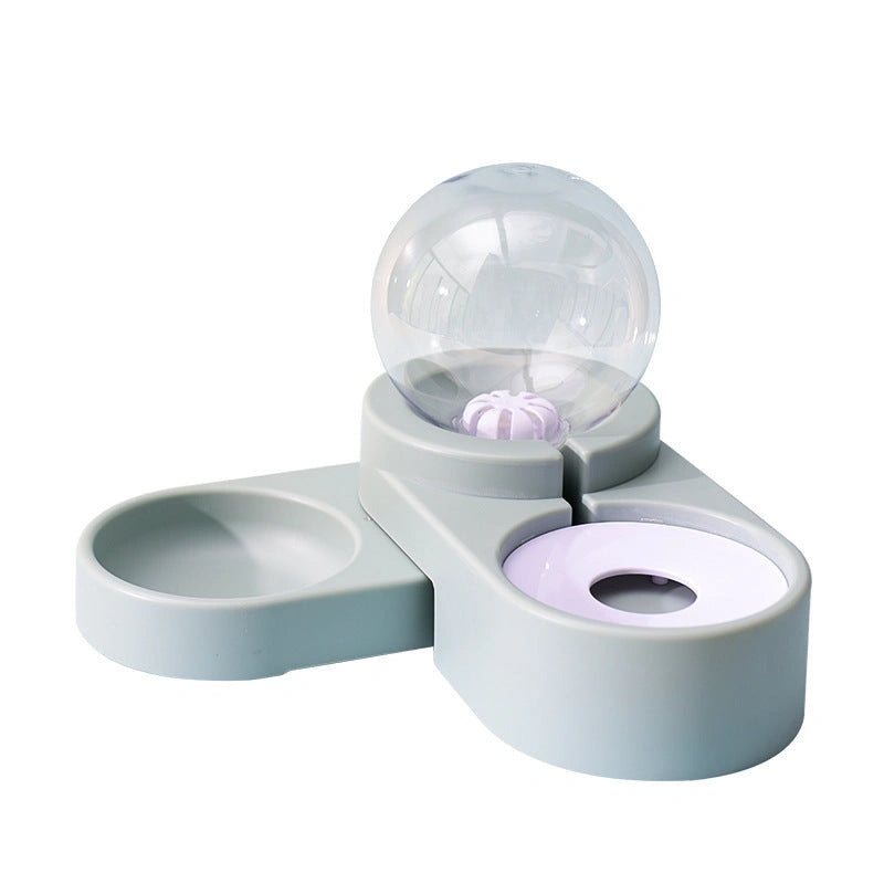 Automatic Pet Water Dispenser with Bowl, Non-electric, 1.8L Capacity