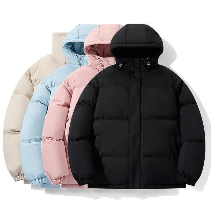 Cotton Chenille Hooded Coat with Silk Cotton Filler for Winter Warmth