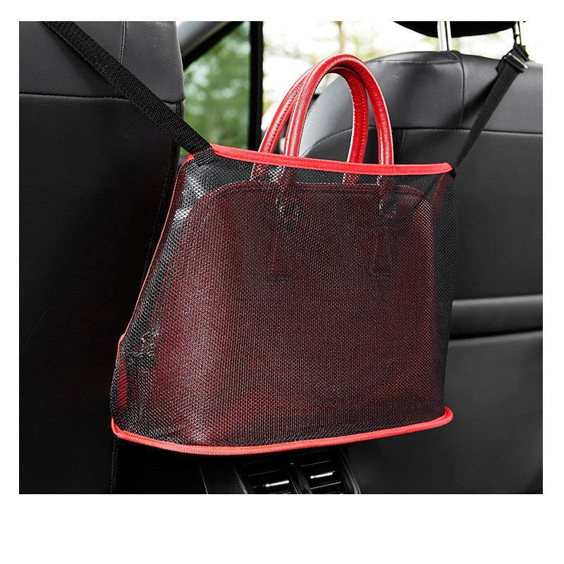 Car Net Pocket Handbag Holder for Neat Car Seat Storage