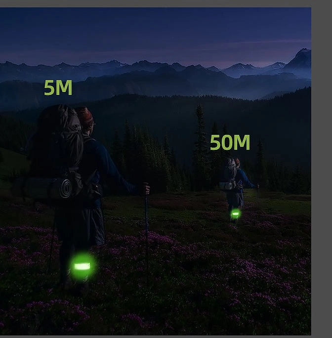 Rechargeable Nylon LED Sports Bracelet for Night Safety