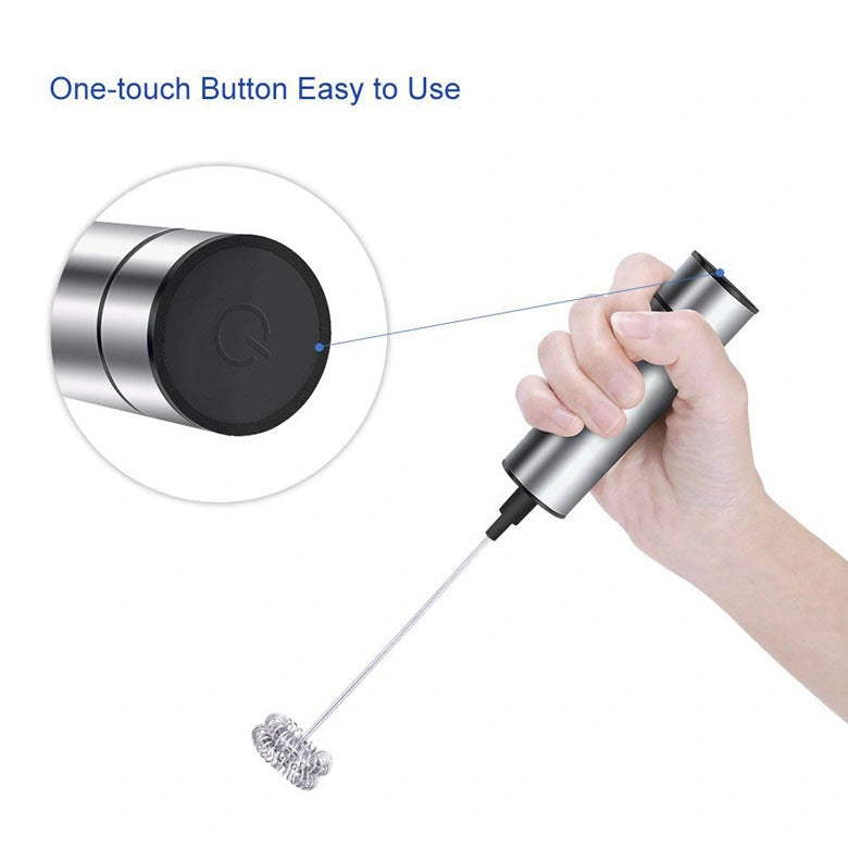 Electric Coffee Blender with Milk Frother and Handheld Whisk