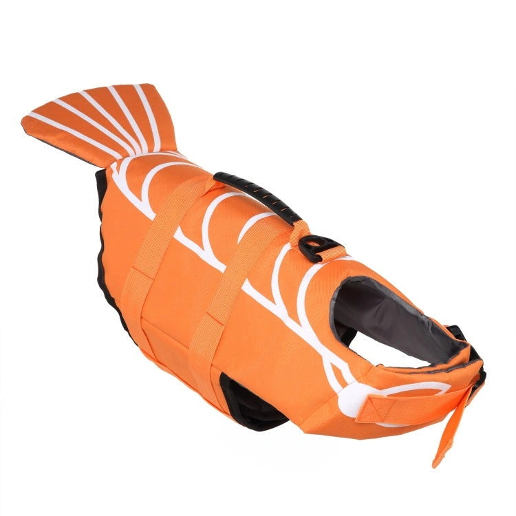 Adjustable Mermaid Shark Pet Dog Swimming Life Vest for Small to Large Dogs