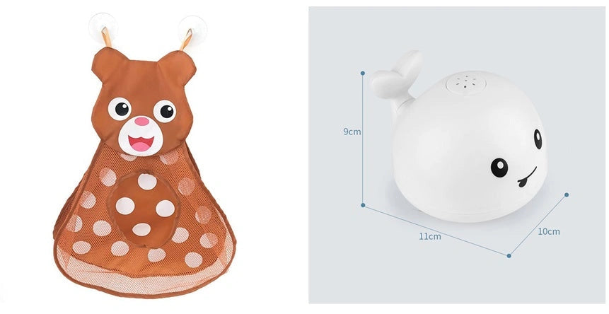 Electric Induction Whale Spray Toy for Baby Bath Time Fun