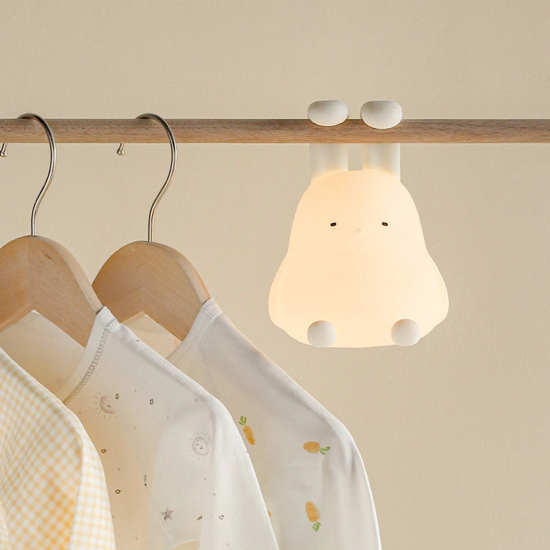 Dimmable Rabbit Mood Light with USB Charging for Children
