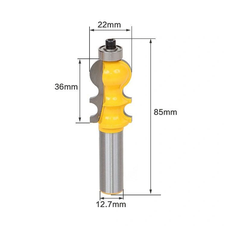 Hard Alloy Drop Bead Handrail Forming Cutter for Woodworking