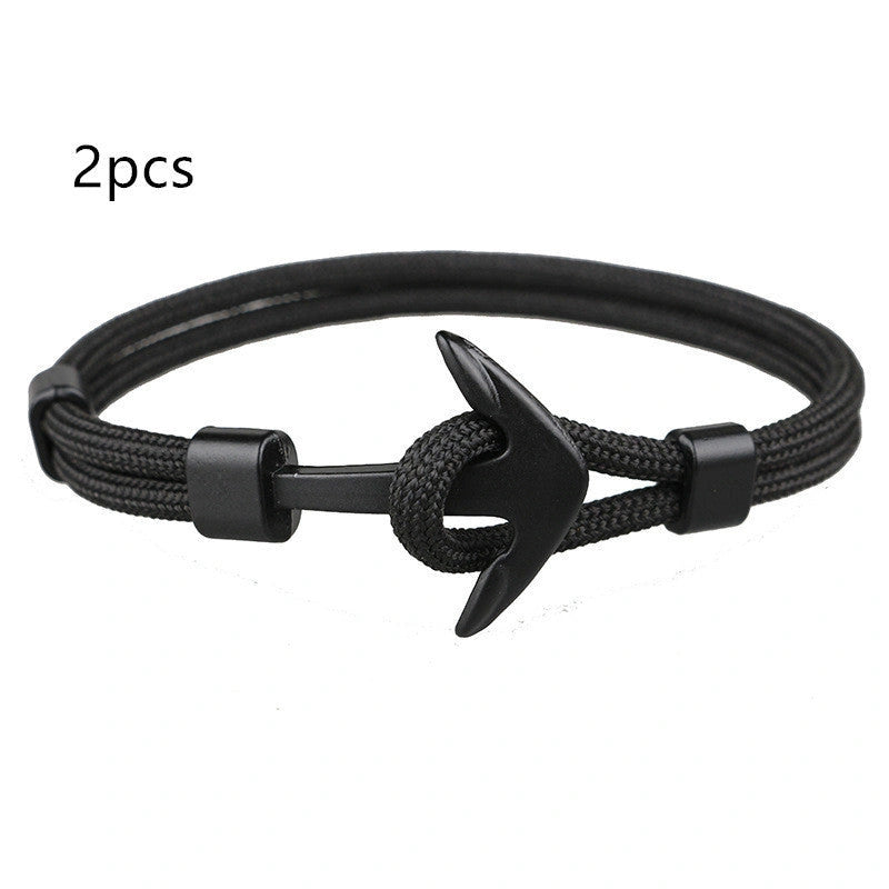 Anchor Bracelet with Hand Strap for Unisex Wear