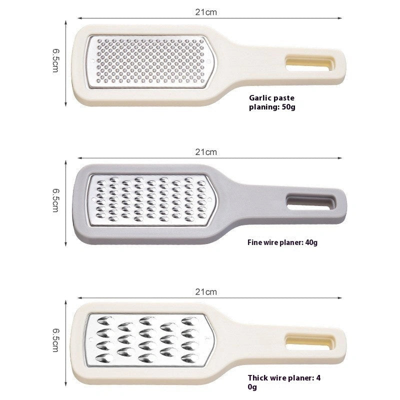 3-in-1 Cheese and Vegetable Grater with Stainless Steel Blades