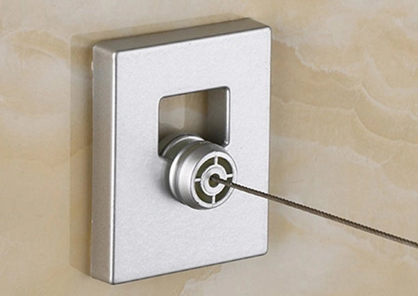 4.2m Retractable Stainless Steel Clothesline for Indoor and Outdoor Use