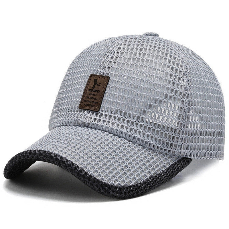 Big Eaves Summer Men's Outdoor Sunshade Baseball Cap with Quick-dry Mesh