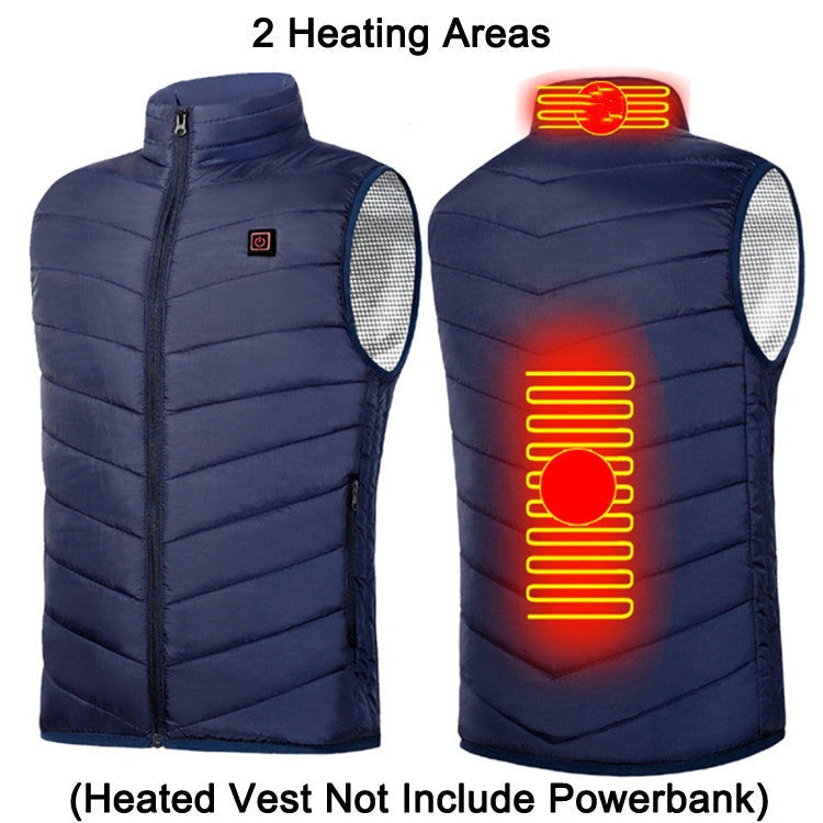 USB Heating Jacket with Multiple Heating Zones for Men and Women