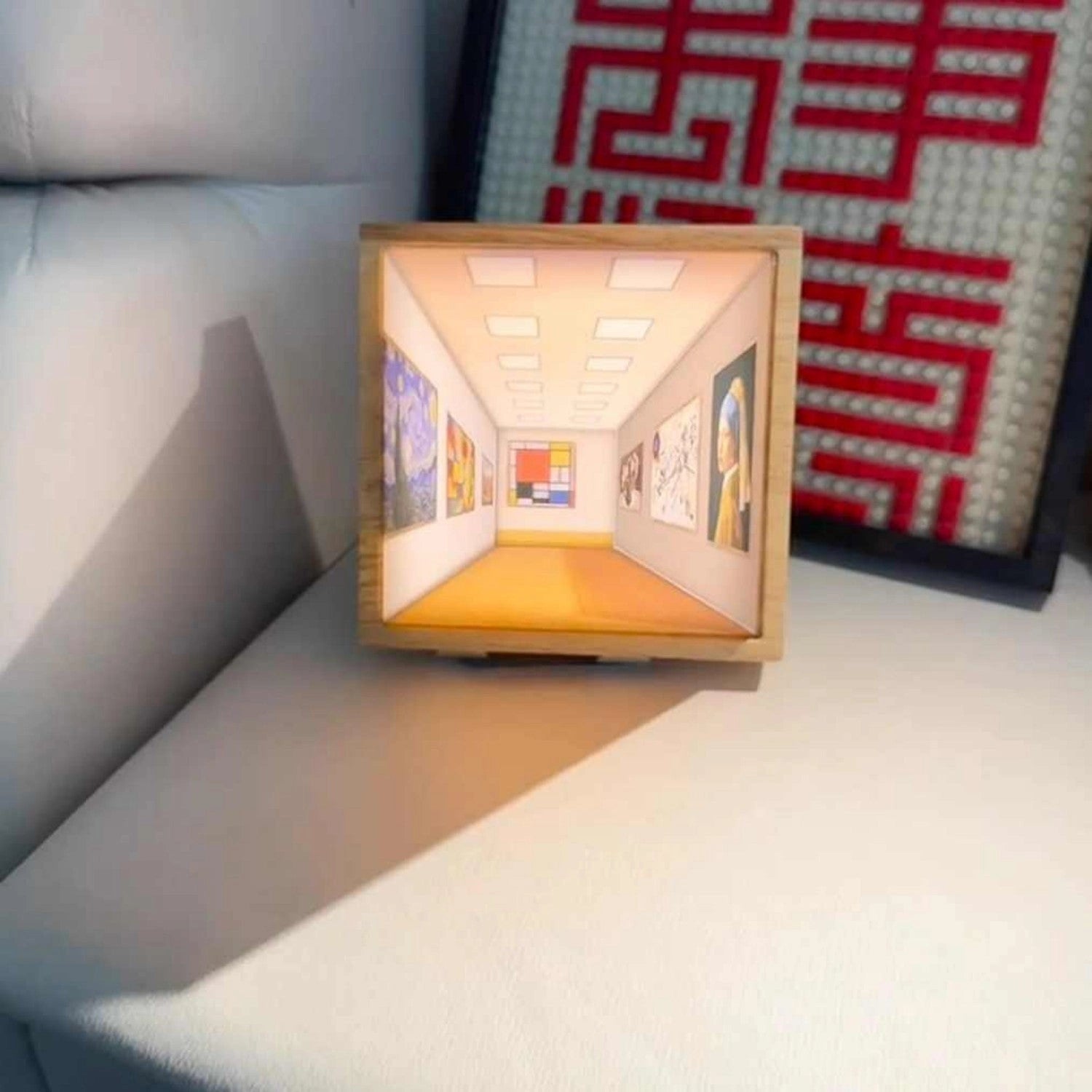 3D Illusion Night Light with Rechargeable LED and Acrylic Design