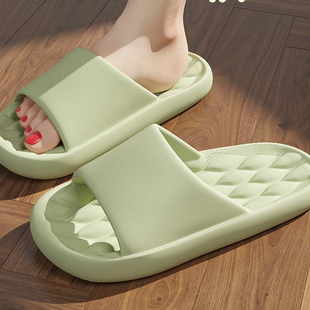 Unisex EVA Summer Slippers with Bump Texture Sole