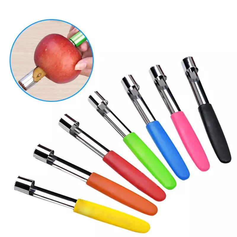 Stainless Steel Fruit Corer for Efficient Apple Preparation