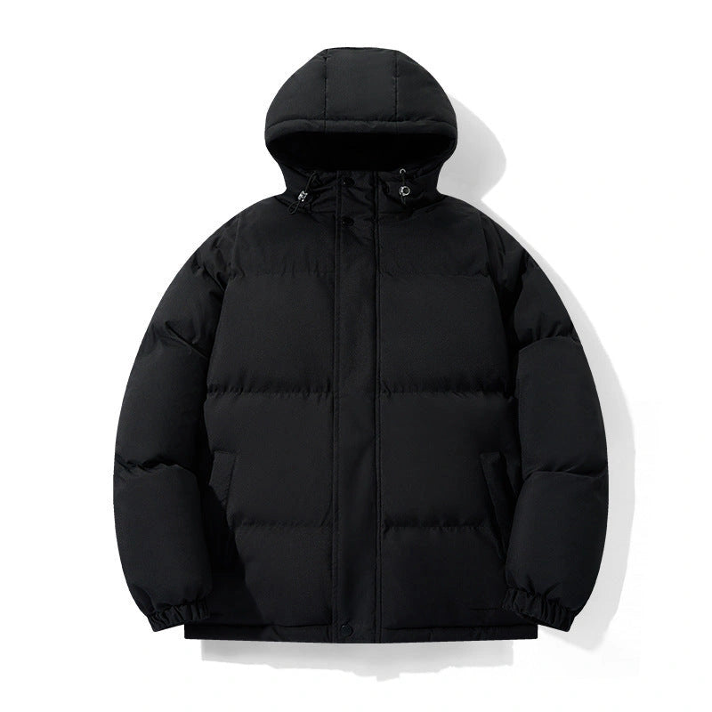 Cotton Chenille Hooded Coat with Silk Cotton Filler for Winter Warmth