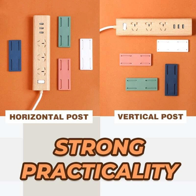 Self-adhesive Wall Hook Socket Storage Holder in Multiple Colours