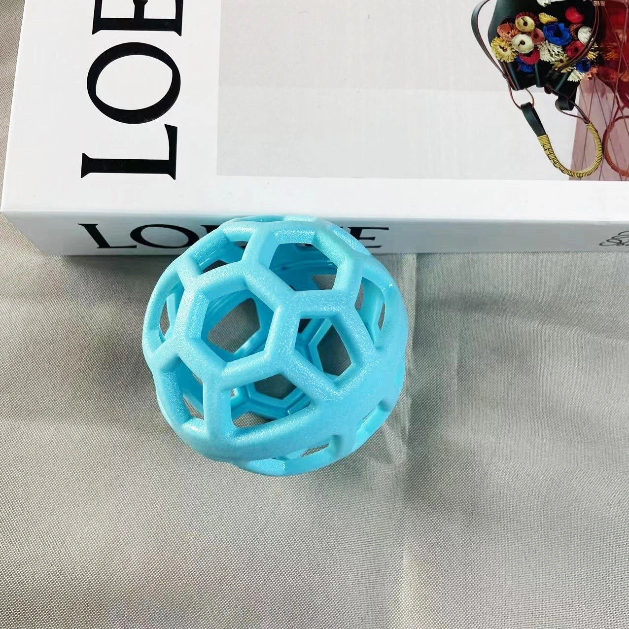 TPR Dog Chew Ball Toy for Interactive Play and Teeth Cleaning