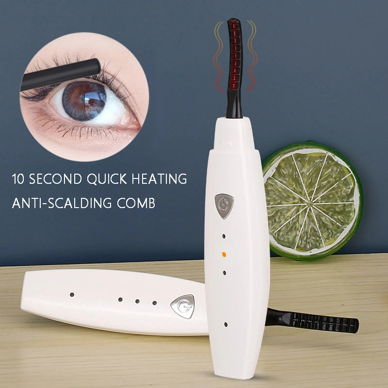 USB Rechargeable Electric Heated Eyelash Curler with Quick Heating Technology