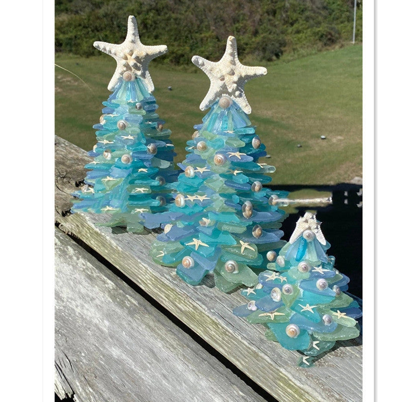 Blue PVC Christmas Tree Decoration for DIY Holiday Crafting