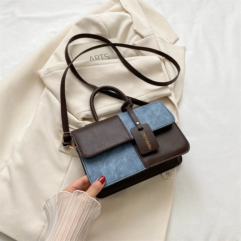 Street Trend PU Messenger Bag with Adjustable Shoulder Strap