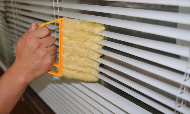 Venetian Blind Cleaning Brush with Removable and Washable Rollers