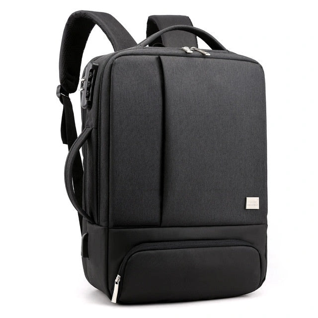 15.6 inch laptop bag in durable nylon with anti-theft design