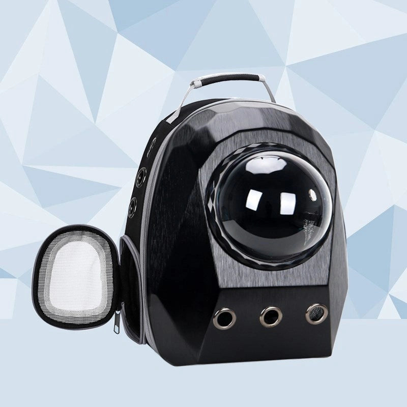 Space Capsule Style Cat Carrier Backpack with Transparent Window