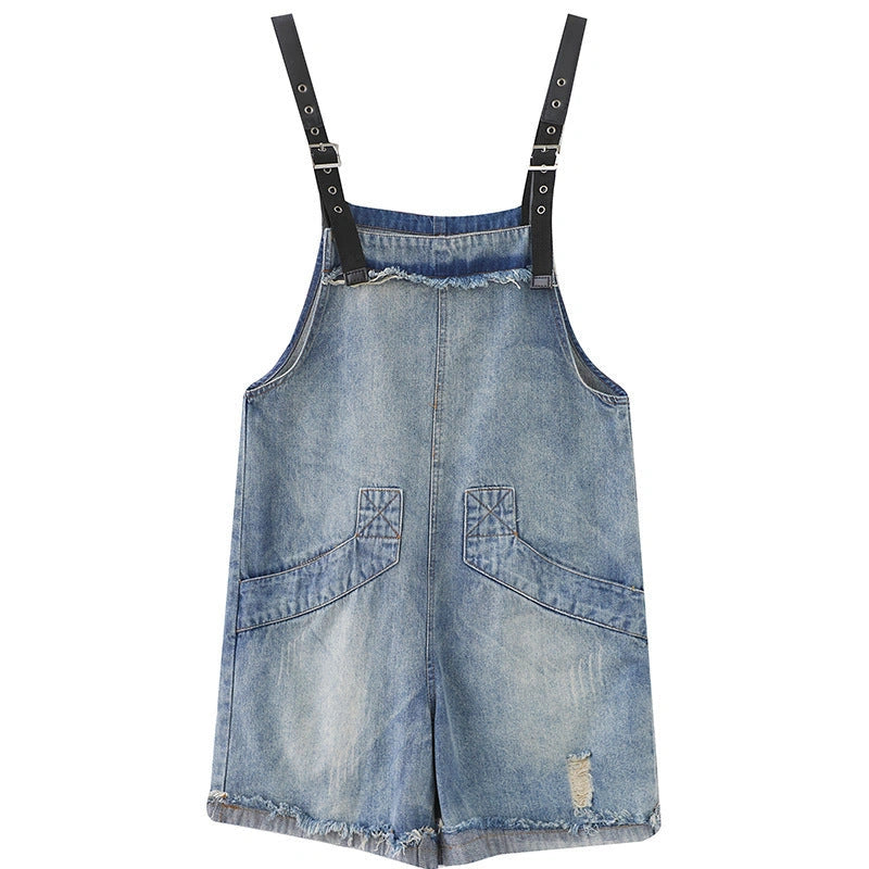 Stylish Denim Suspenders for Women, Plus Size Friendly
